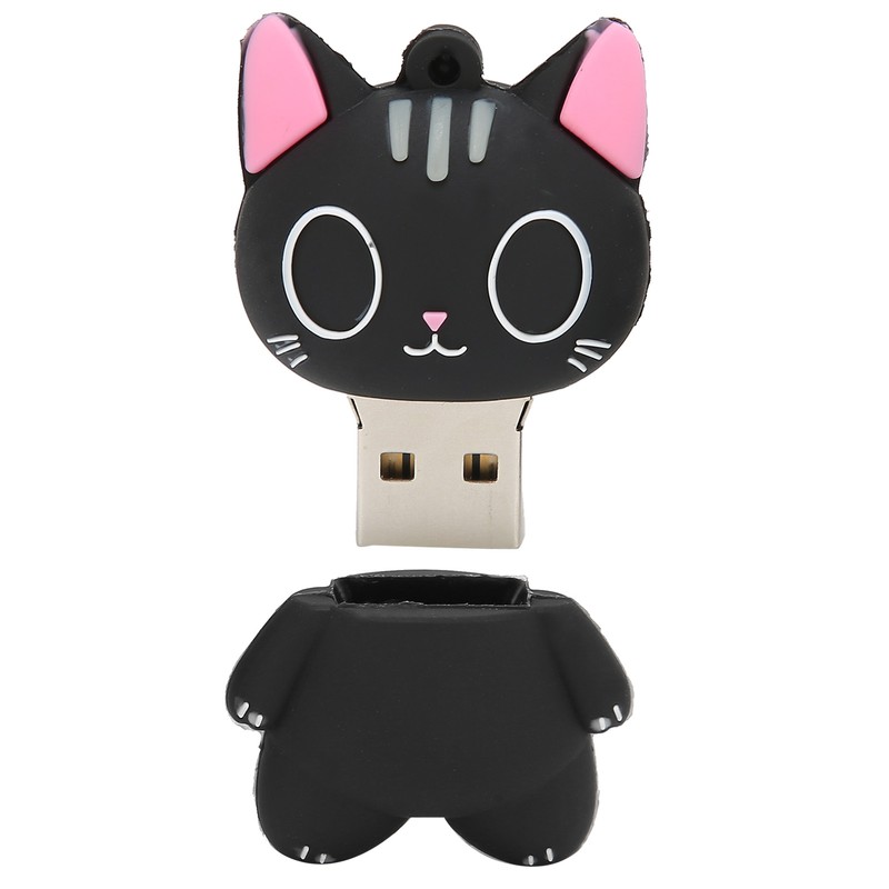 Cartoon Cat Pattern USB Flash Drive Data Picture Music Movie