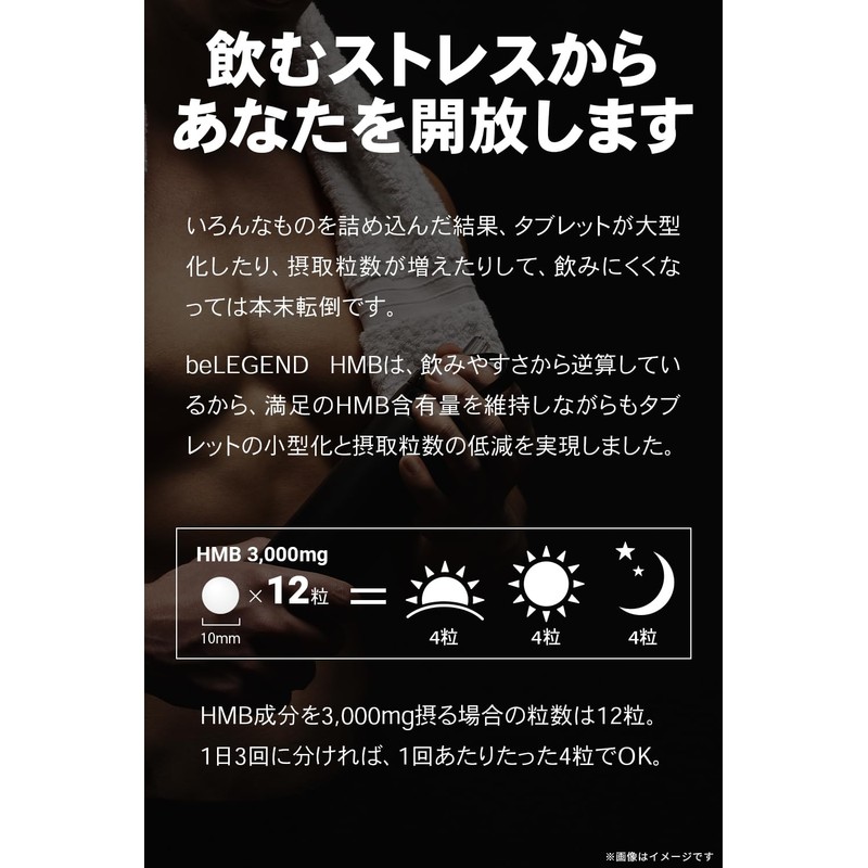 ビーレジェンド HMB インフォームドスポーツ取得 国内製造 3000mg 360粒 タブレット 30日分 1ヶ月