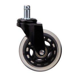 3'' Swivel Caster Wheel for Traeger Pellet Grills - HDW302 Rubber Heavy-Duty Grill Wheel