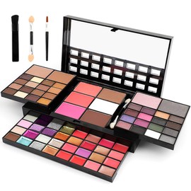 Vtrem Professional 74 Colors All In One Makeup Gift Kit for Women Makeup Set Combination Palette Valentine's Day Gift for Her