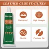 Nayrmaer Leather Glue, 60g Special Leather Adhesive, Permanent Clear Washable