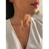 NataschaWoge® SONNE Pünktchen minimalistischer Schmuck EDELSTAHL Gold Silber Kette Halskette