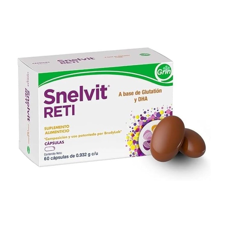 Snelvit Reti Suplemento Alimenticio Oftálmico Con 60 Cápsulas