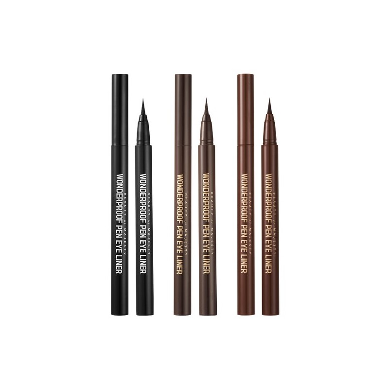 Wonderproof Pen Eyeliner - #02 Wonder Brown / 원더프루프 펜