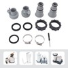 Pool Hose Adapter Replacement Hose Adapter with Collar for Threaded