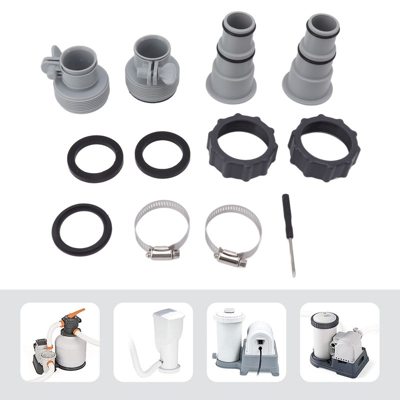 Pool Hose Adapter Replacement Hose Adapter with Collar for Threaded