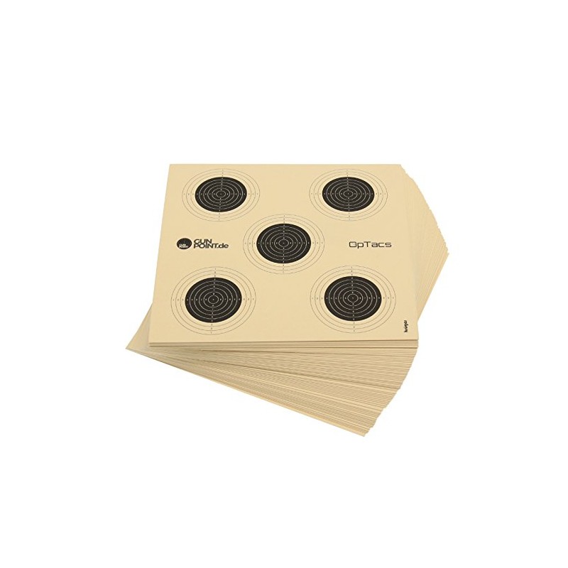 OpTacs Air Rifle Disc 14 x 14 cm with 5