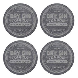 iStyle Set of 4 Slate Gin Coasters
