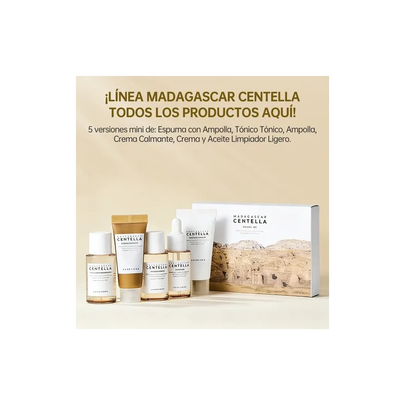 Skin1004 Kit De Viaje Centella Madagascar Calmante 5 Pzs