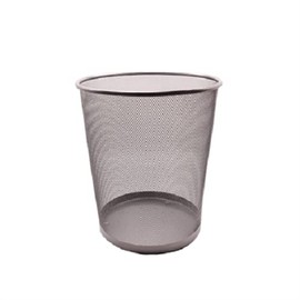 Nextep NE-165RP Cesto de Malla Redondo 16L, Plata