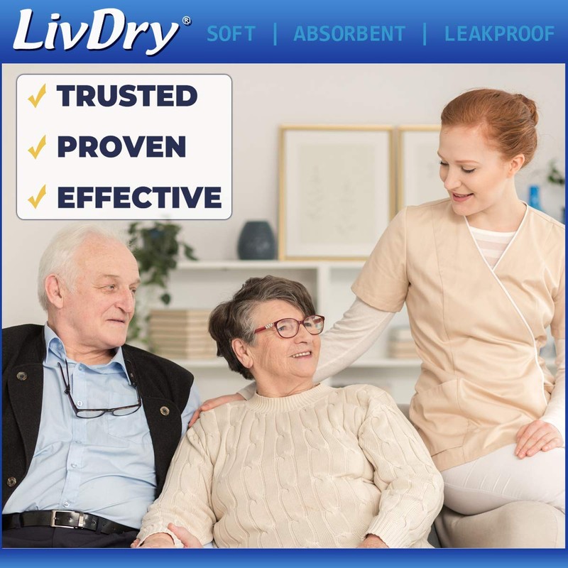 LivDry Incontinence Pad Insert for Men and Women | Hyper