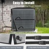 2 in 1 Air Conditioner Covers for Outside, 34''W x