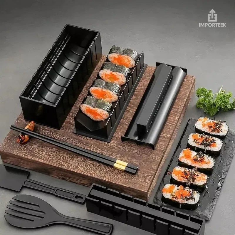 Total Supplier Set Moldes Prepara Rollos Sushi Utensilios Comida Japonesa
