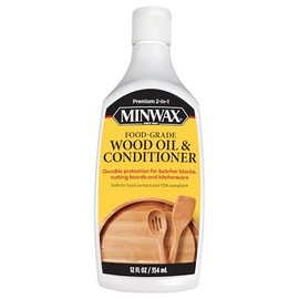 Minwax Food-Grade Wood Oil & Conditioner, 12 fl. oz