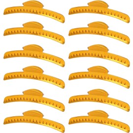 Pinza para El Cabello, 12 Pzas Mariposa Metal Finger Wave Clips Pinzas, Punta de Aluminio, Cabello Ondulado, Inspiraciones de Peinado Vintage para La Mujer Clásica, Dorado, Pequeño, Femenino