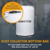 POWERTEC 70351 Dust Collector Lower Bag 20" Dia. x 30"
