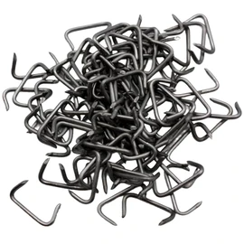 100 Pcs 3/4" Stainless Steel Sharp Point Hog Rings for Upholstery - Made in USA