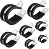 KKEETUR 80 Pcs Cable Clamps Assortment Kit, 7 Sizes 304
