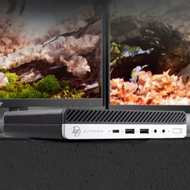 HP Micro Desktop Computer 800 G3 Elitedesk Mini Business PC, Intel Quad Core i7-6700T,16GB DDR4 RAM 256GB SSD,WiFi Type-C Port, New Wired Keyboard Mouse, Windows 10 Pro 64-bit… (Renewed)