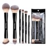 MAANGE Brochas para Maquillaje Profesional, 6 Piezas de Doble Punta