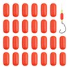 OROOTL Foam Floats Pompano Rig Floats, 60pcs Snell Floats Foam