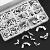 Pack of 100 Wing Nuts Assortment Kit, Stainless Steel Wing