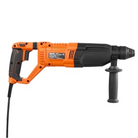 Heavy Duty Electric Corded 1-1/8 SDS-Plus Rotary Hammer Drill with 4 Functions & 3 Drill Bits Flat Chis Power Hammer Drillsmaximum drilling diameter: 28 mm