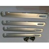 Divan Bed Base Linking Bars 200mm-98mm Silver Nickel Plated With Screw Fittings Furniture. (200mm, 4 Linking Bar With 8 Standard Screws)
