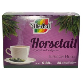 Cola de Caballo Té (Horsetail Tea) - 25 Tea Bags - Vegan, 100% Natural - Premium Therbal Brand