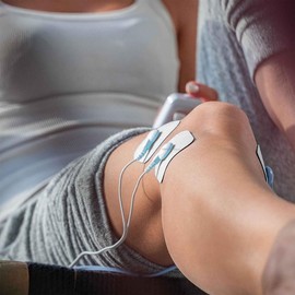 SensaMed - Set 9 Electrodos Parches 5x5 Lumbar Broche 3.5mm TENS EMS - Compatibles con Beurer