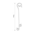 BOBOZHONG Tomato Support,tomato hook,100Pcs Tomato Support Hooks Tomato Holder Hook