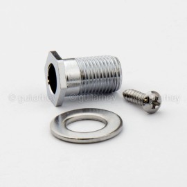 Hipshot NEW Hipshot 6 inline LEFT HANDED Non-Staggered Locking AMBER Buttons - CHROME