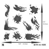Grunge Blots Stencil 16.5 x 16.5 cm (M) - Mixed