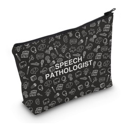 VAMSII Speech Pathologist Gift Speech Therapist Zipper Pouch Makeup Bag For Workmate (Speech Pathologist)