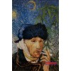 Vincent Van Gogh Bandaged Ear Smoking A Joint Poster 24