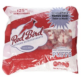 Red Bird The Original Individually Wrapped Soft Peppermint Puffs 8.0 Oz