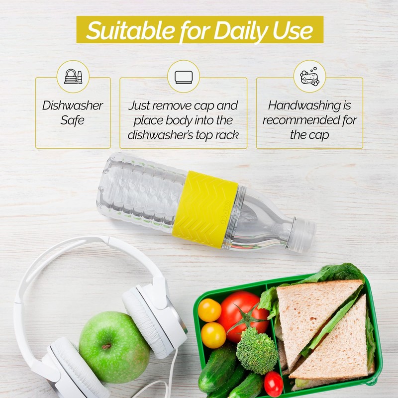 Copco Hydra 16.9 oz Water Bottle with Leak-Proof Lid -