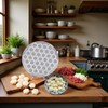 Silver Ravioli Dumpling Mold, 37 Holes Metal Ravioli Maker, Russian