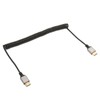 HD Multimedia Interface Coiled Cable High Speed 4K 60Hz Male