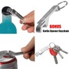 Kichwit Jar Opener Stainless Steel, Bottle Opener Keychain Included