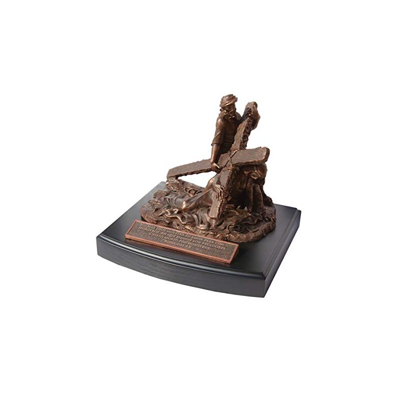 Lighthouse Christian Products Llevando la Cruz (Carrying The Cross) Bronzelike