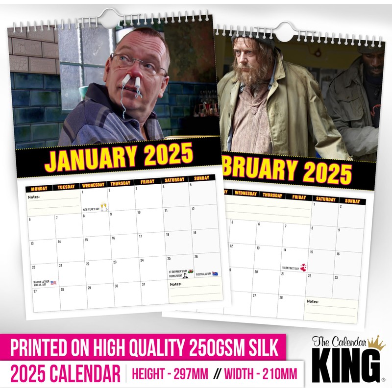 The Calendar King // Ian Beale - 2025 Wall Calendar