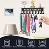 Medal Display Hanger Never Give Up Sturdy Shelf with Hooks