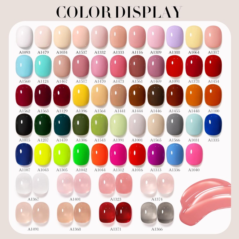 Double Rhythm 0.50 OZ Gel Polish Hema Free Same Color