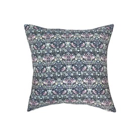 DDintex FLORET LONDON Throw Pillow Case Strawberry Thief Gray 45x45cm [With Liberty Print]
