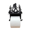 Bigfoot Sasquatch Metal Toilet Paper Holder with Phone Shelf -