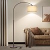 Seaside village Floor Lamp for Living Room, Arc Lamp with
