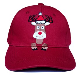 Embroidered Shark Fin Fish Christmas Reindeer Winter Snowman USA Baseball Cap Trucker Army Cool Hunting Dad Hat Adjustable