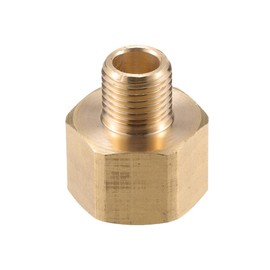 VekAuto Pressure Washer Connector, M22 x 1.5 to G1/4 Inch Male and Female Adapter Brass Screw Hose Connector Universal for Pressure Washers Brass Copper Tone