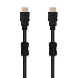 HDMI V1.4 Cable with High Speed and Ethernet Channel (HEC) Support - Includes Ferrite Cores to Reduce Electromagnetic Interference - A/M to A/M Connectors, Length 5 Meters